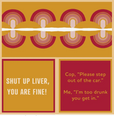 Too Drunk/Shut Up Liver Napkins